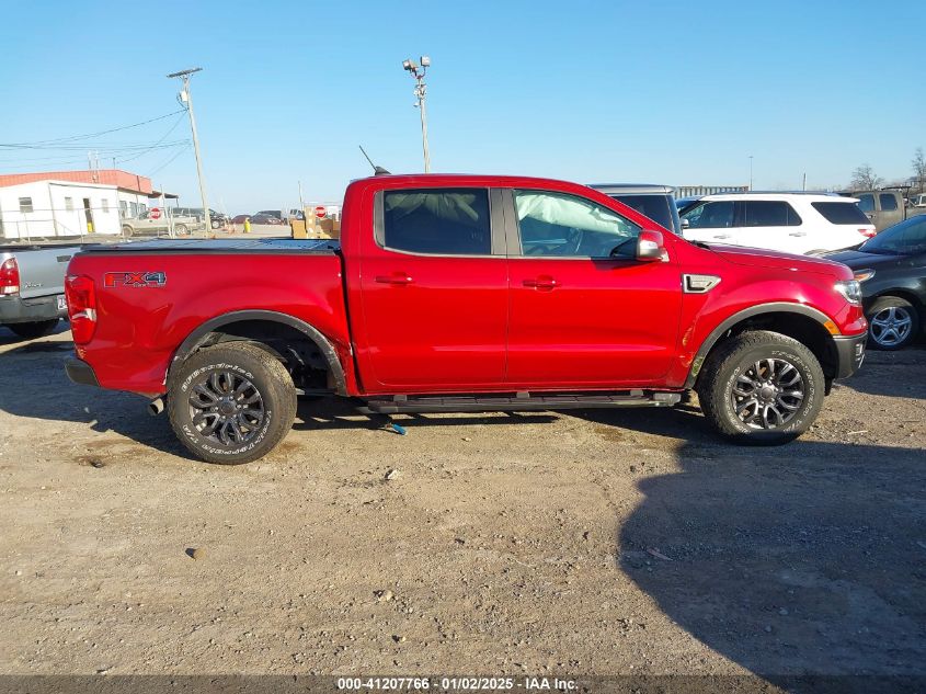 2021 Ford Ranger Lariat VIN: 1FTER4FH8MLD00843 Lot: 41207766