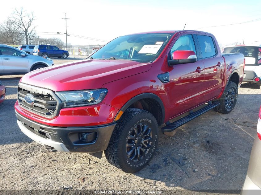 2021 Ford Ranger Lariat VIN: 1FTER4FH8MLD00843 Lot: 41207766