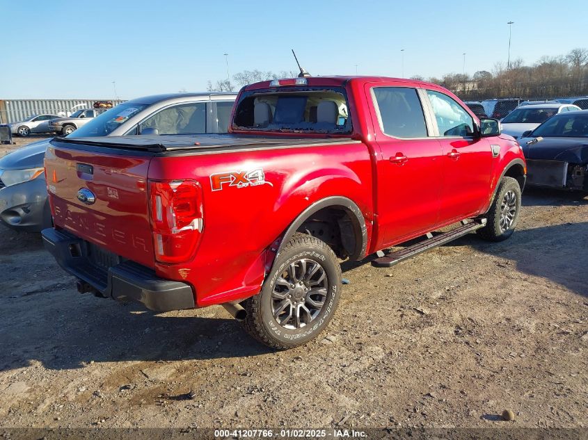 2021 Ford Ranger Lariat VIN: 1FTER4FH8MLD00843 Lot: 41207766