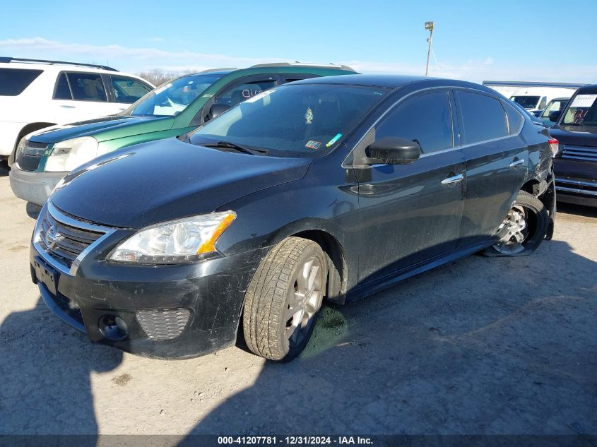 VIN 3N1AB7AP6EY272202 2014 Nissan Sentra, SR no.2