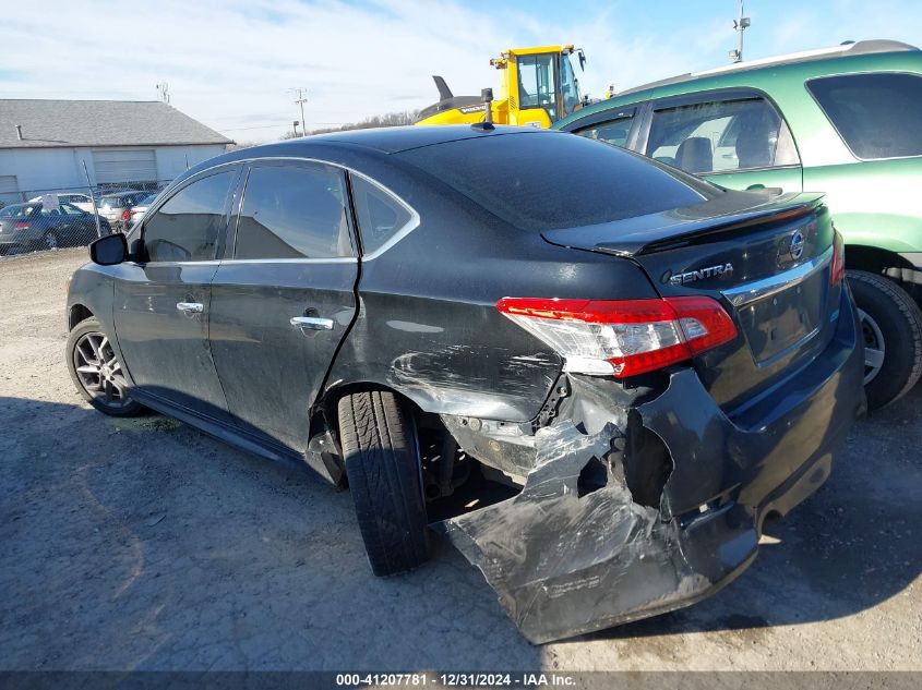 VIN 3N1AB7AP6EY272202 2014 Nissan Sentra, SR no.3