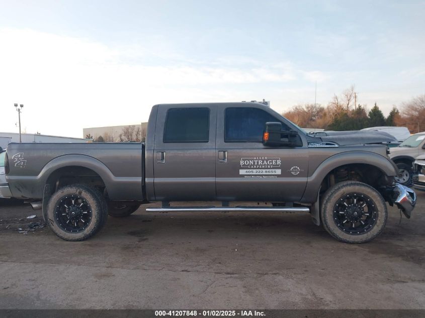 2014 Ford F-250 Lariat VIN: 1FT7W2BT9EEB76698 Lot: 41207848