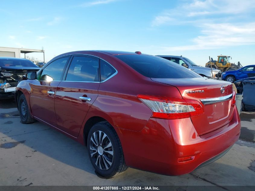 VIN 3N1AB7AP5FL635183 2015 Nissan Sentra, SV no.3