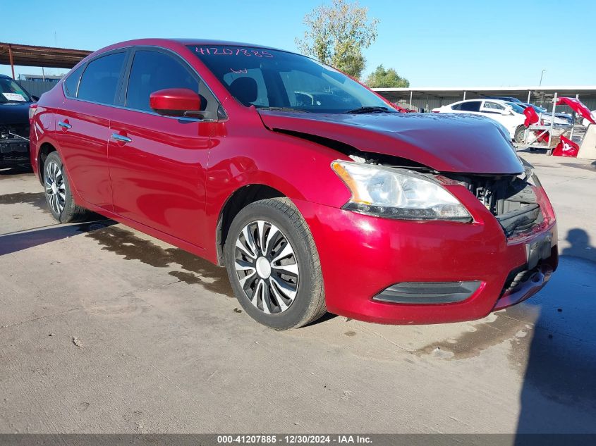 VIN 3N1AB7AP5FL635183 2015 Nissan Sentra, SV no.1