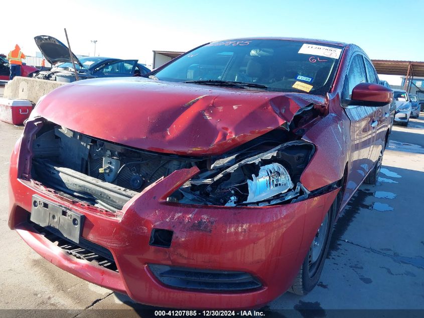 VIN 3N1AB7AP5FL635183 2015 Nissan Sentra, SV no.6