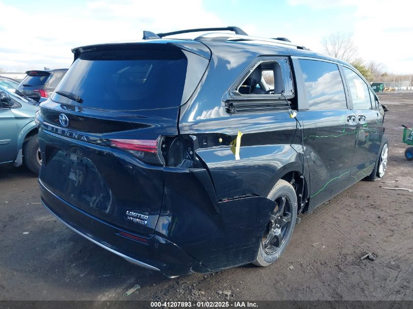 VIN 5TDZRKEC8NS128924 2022 TOYOTA SIENNA no.4