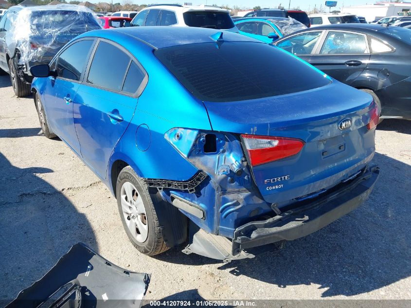 VIN KNAFX4A68F5330624 2015 KIA Forte, LX no.3