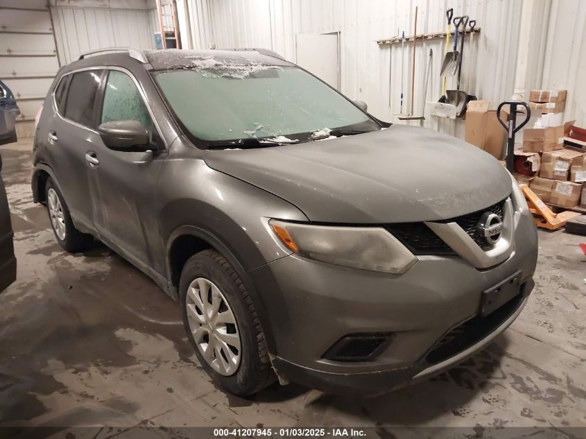 VIN KNMAT2MV0GP681341 2016 Nissan Rogue, S no.1