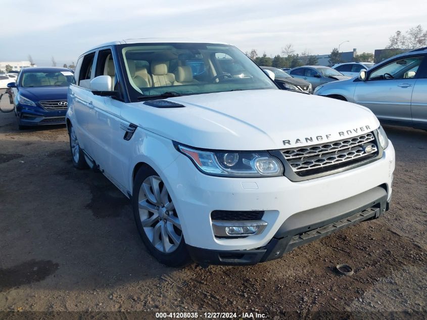 VIN SALWR2VFXFA538855 2015 LAND ROVER RANGE ROVER SPORT no.1