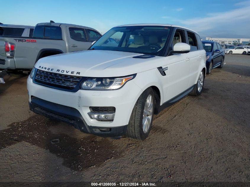 VIN SALWR2VFXFA538855 2015 LAND ROVER RANGE ROVER SPORT no.2