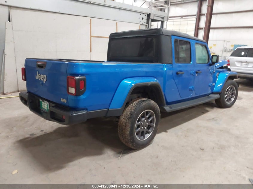 Vin: 1c6hjtfg1pl515353, lot: 41698347, jeep gladiator overland 4x4 20234