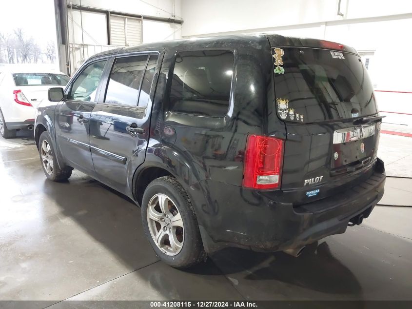 VIN 5FNYF4H65EB036471 2014 HONDA PILOT no.3