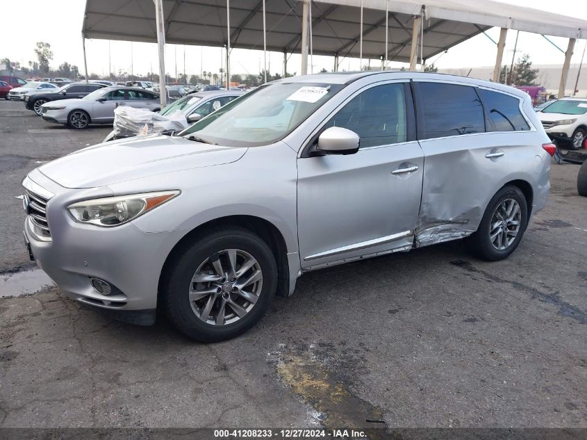 VIN 5N1AL0MM0DC314255 2013 Infiniti JX35 no.2