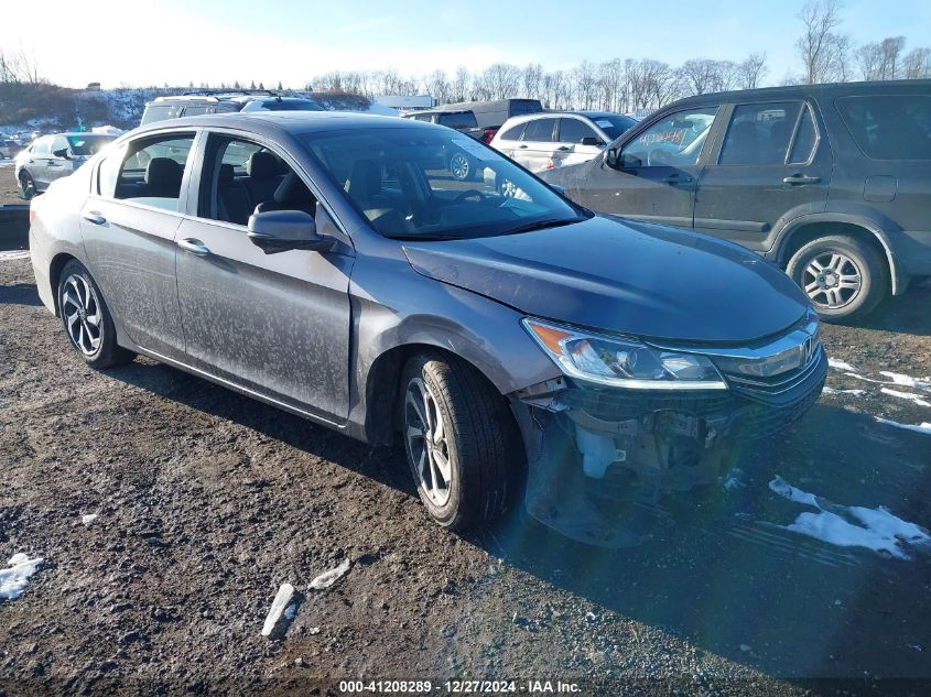 VIN 1HGCR2F83GA009129 2016 Honda Accord, Ex-L no.1