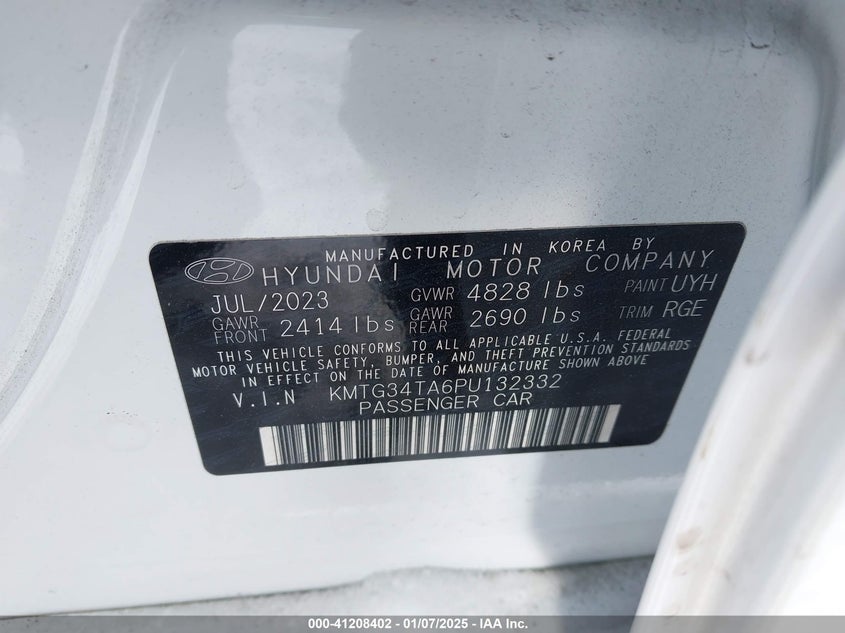 2023 GENESIS G70 PRESTIGE - KMTG34TA6PU132332