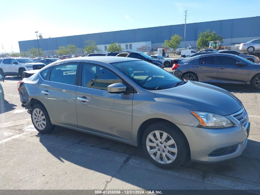 VIN 3N1AB7AP7EY259054 2014 Nissan Sentra, SV no.1