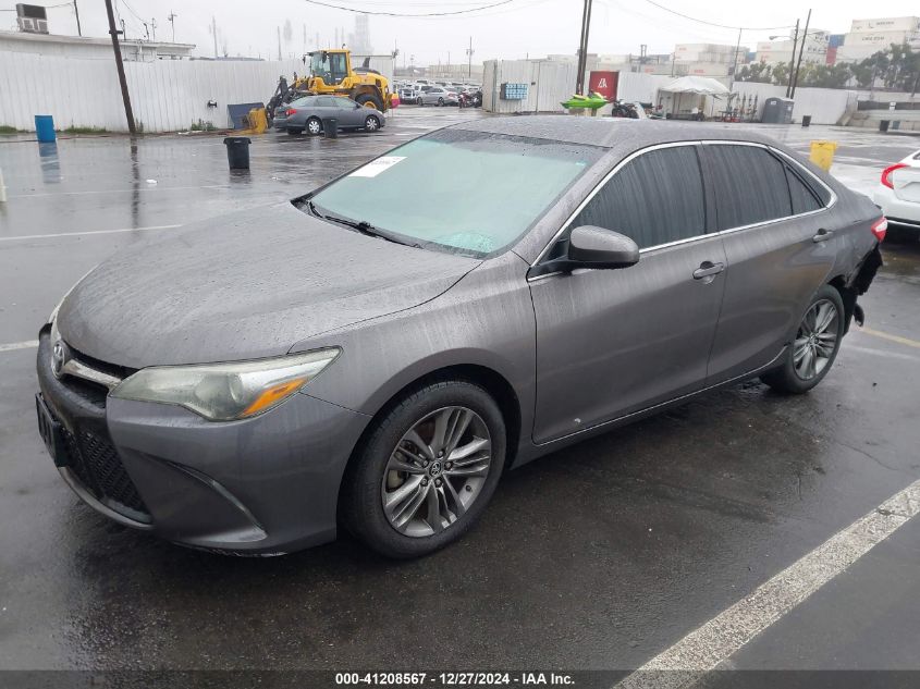 VIN 4T1BF1FKXGU127391 2016 Toyota Camry, SE no.2