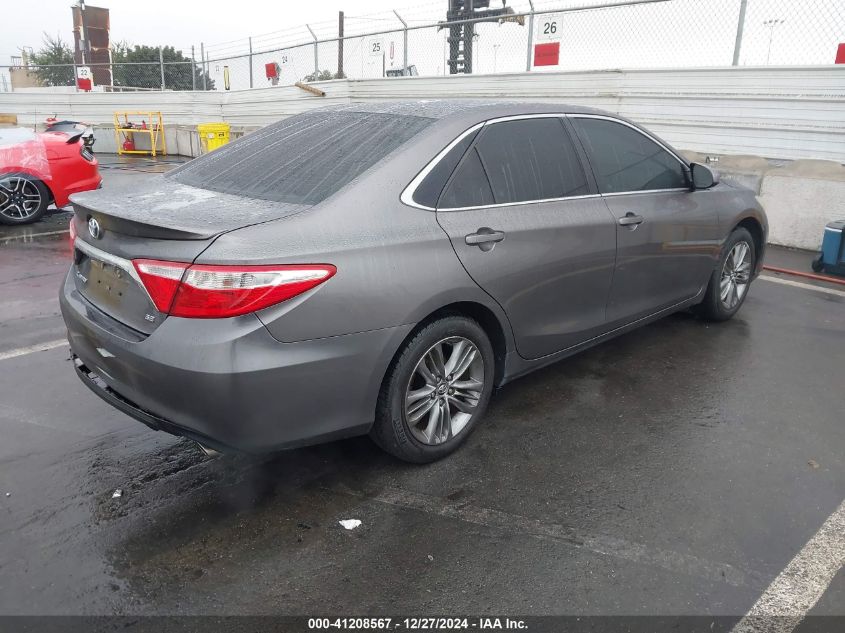 VIN 4T1BF1FKXGU127391 2016 Toyota Camry, SE no.4