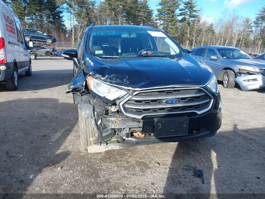 2019 Ford Ecosport Se VIN: MAJ6S3GL8KC265570 Lot: 41208605