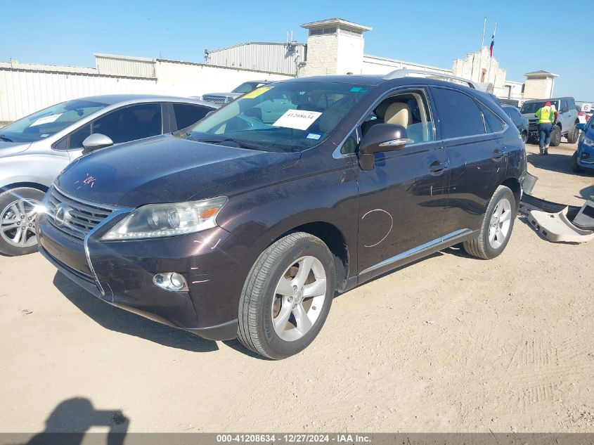 VIN 2T2ZK1BA3DC089020 2013 Lexus RX, 350 no.2