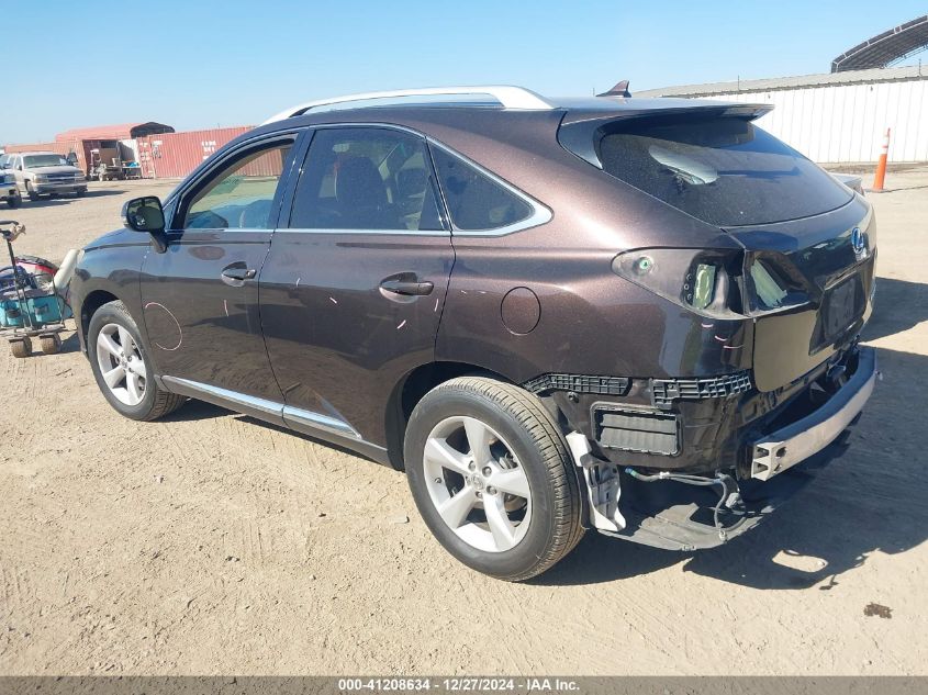 VIN 2T2ZK1BA3DC089020 2013 Lexus RX, 350 no.3