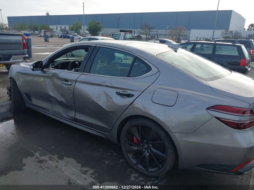 2022 GENESIS G70 VIN: KMTG54TE7NU101388