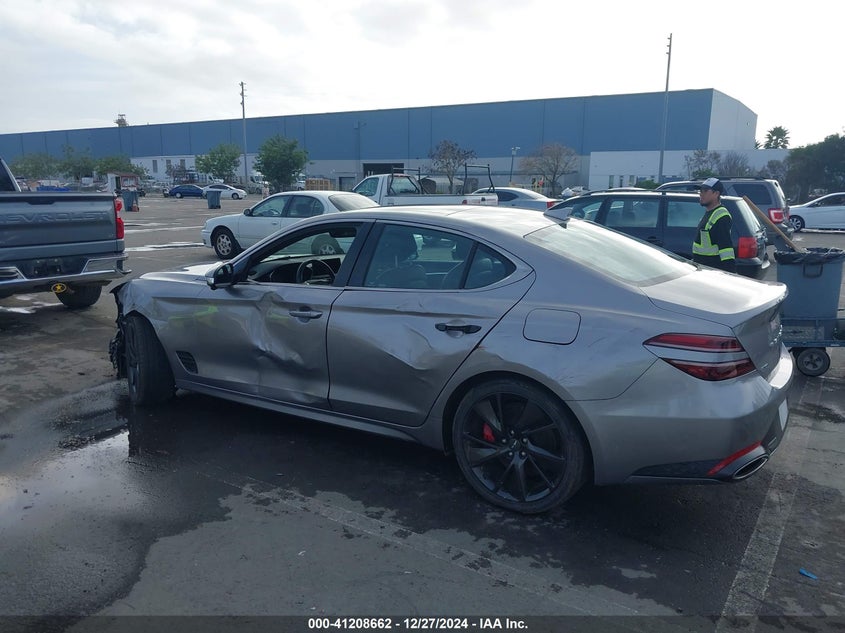 2022 GENESIS G70 VIN: KMTG54TE7NU101388