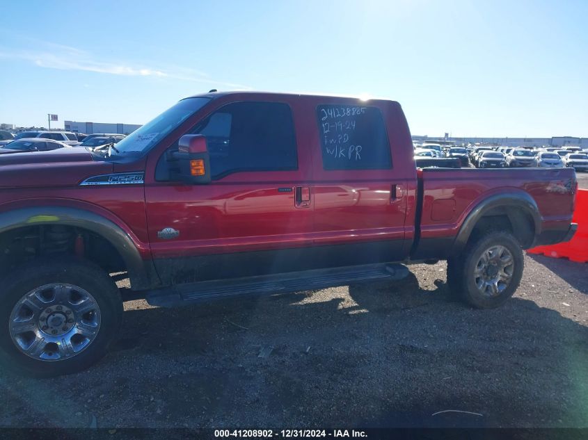 2015 Ford F250 Super Duty VIN: 1FT7W2BT7FEA51054 Lot: 41208902