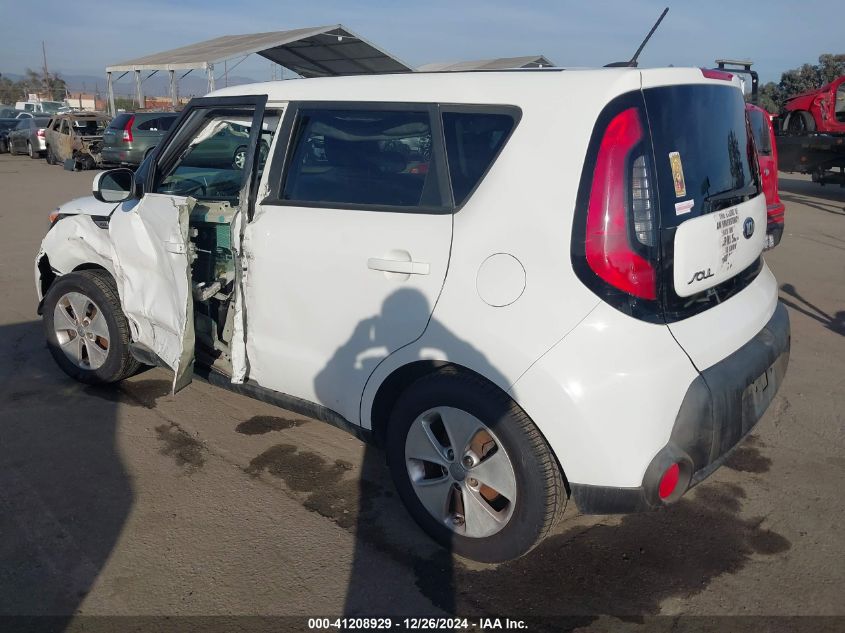 VIN KNDJN2A27G7392185 2016 KIA SOUL no.3