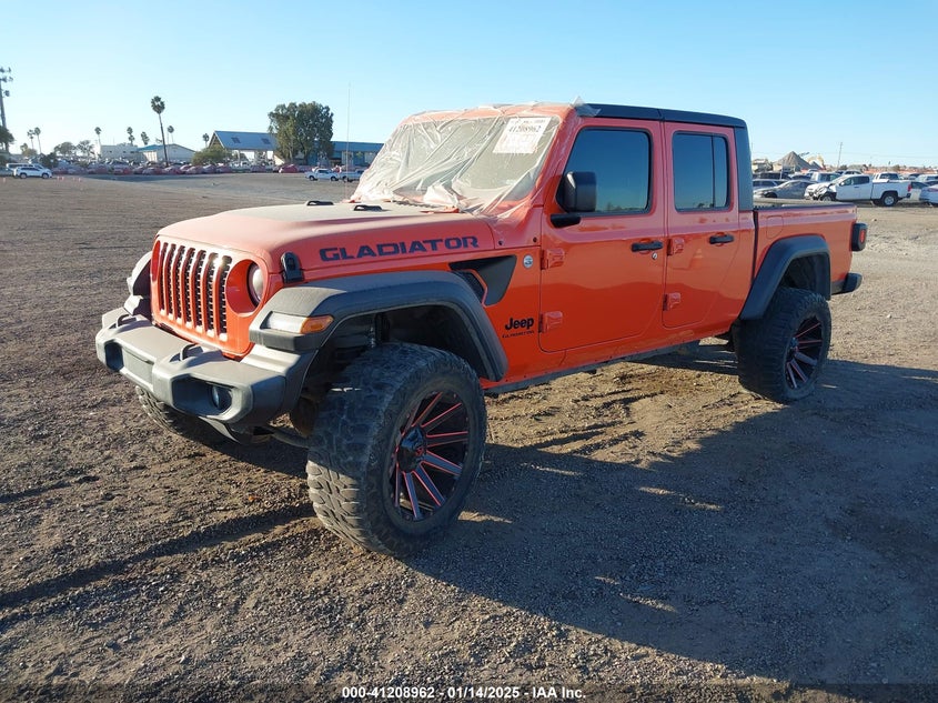 Vin: 1c6hjtag9ll151636, lot: 41699267, jeep gladiator sport s 4x4 20202
