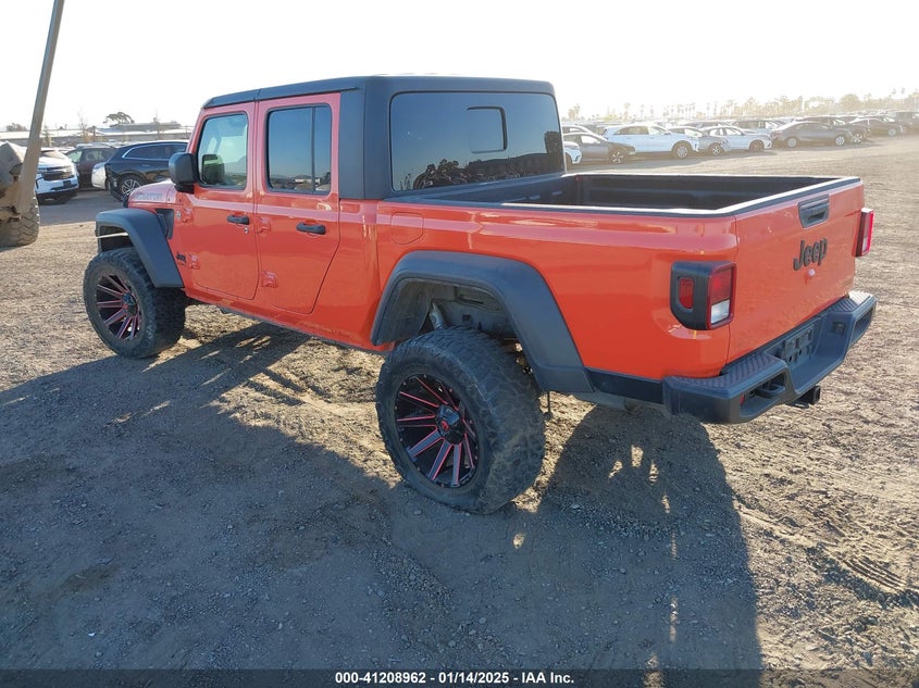 Vin: 1c6hjtag9ll151636, lot: 41699267, jeep gladiator sport s 4x4 20203
