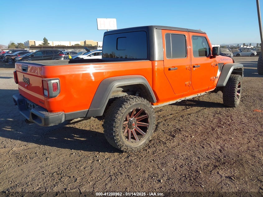 Vin: 1c6hjtag9ll151636, lot: 41699267, jeep gladiator sport s 4x4 20204