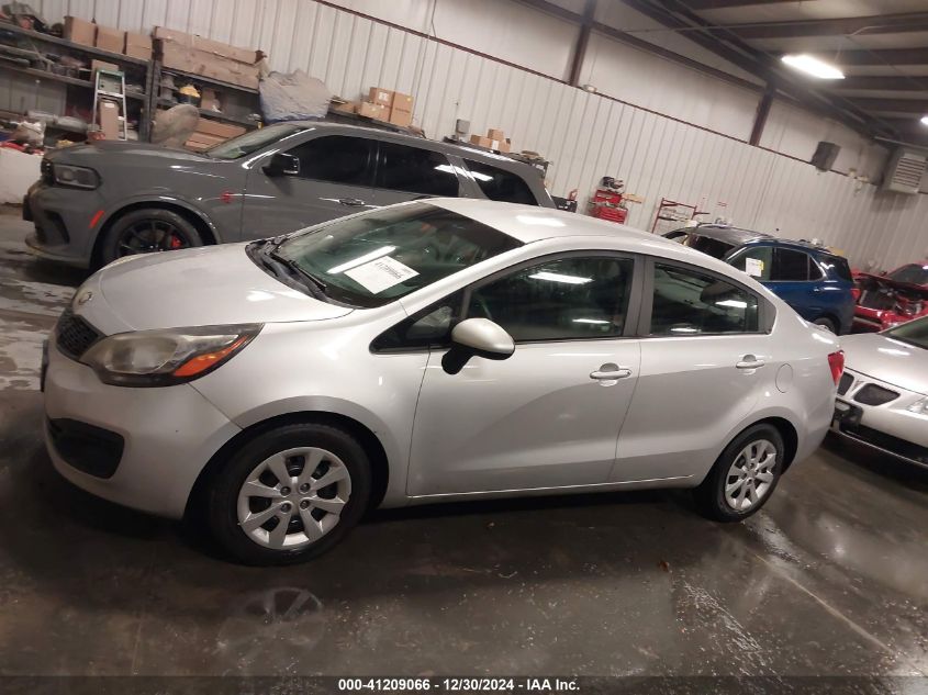 2013 Kia Rio Lx VIN: KNADM4A37D6216854 Lot: 41209066