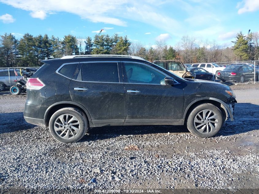 2014 Nissan Rogue S/Sl/Sv VIN: 5N1AT2MV1EC825513 Lot: 41209090