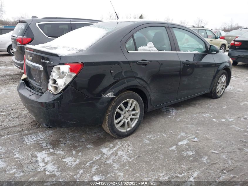 VIN 1G1JC5SH9D4100097 2013 Chevrolet Sonic, Lt Auto no.4