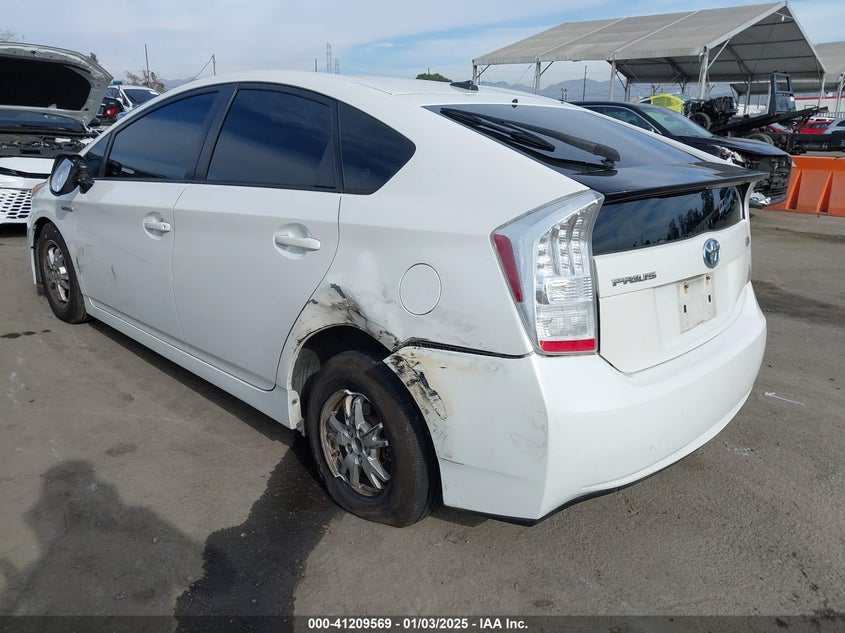 2011 TOYOTA PRIUS VIN: JTDKN3DU0B5316223