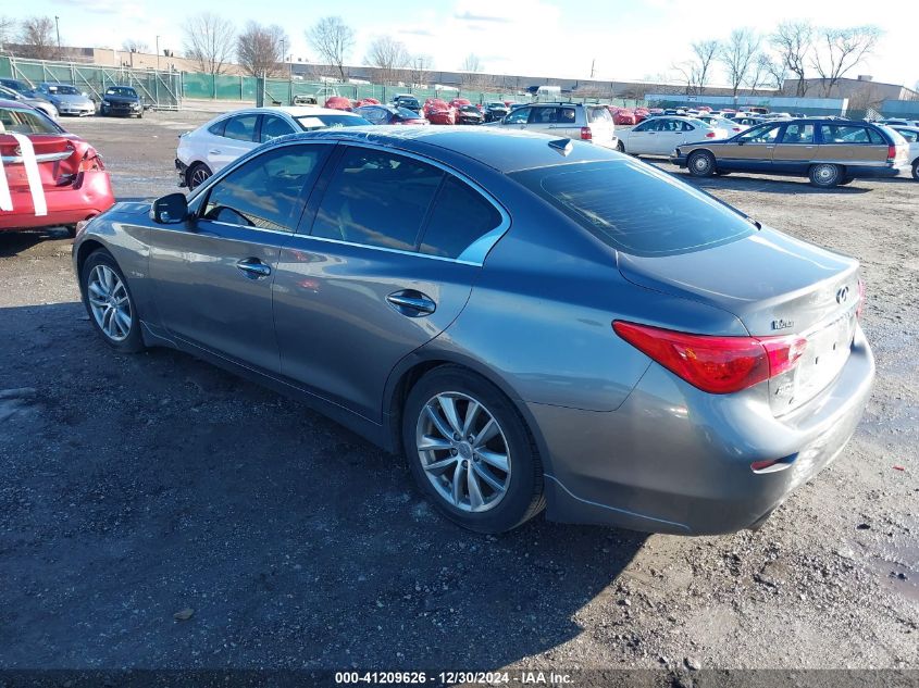 VIN JN1AV7AR1EM702200 2014 INFINITI Q50 no.3