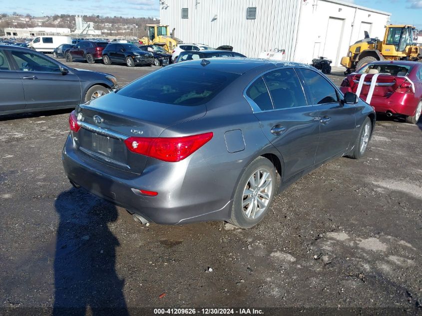 VIN JN1AV7AR1EM702200 2014 INFINITI Q50 no.4