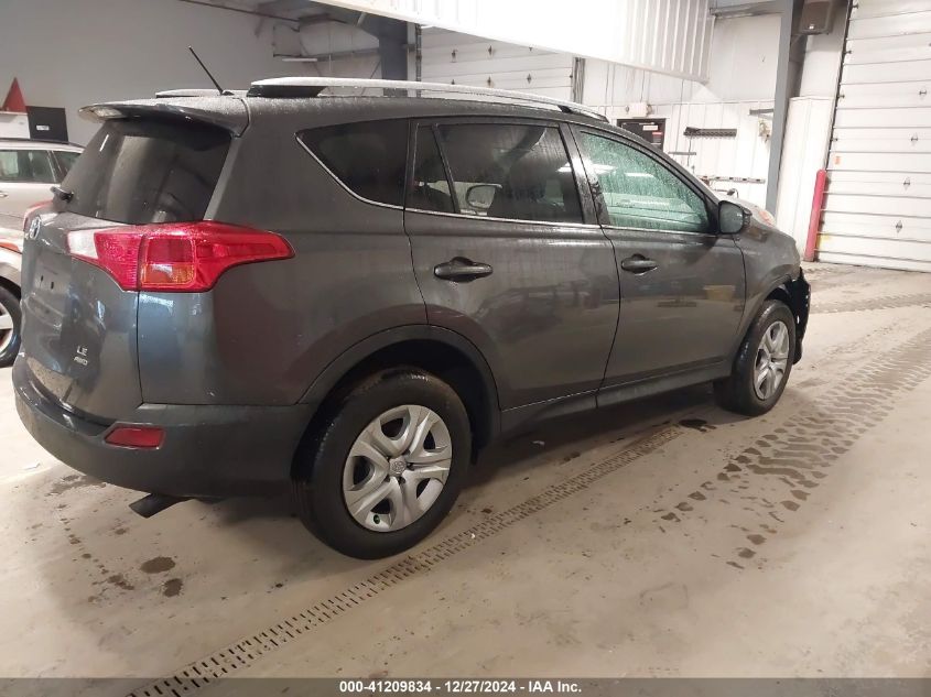 VIN 2T3BFREV9DW068220 2013 Toyota RAV4, LE no.4