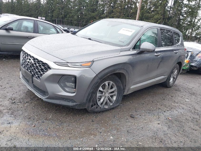 VIN 5NMS2CAD7KH097464 2019 Hyundai Santa Fe, SE no.2