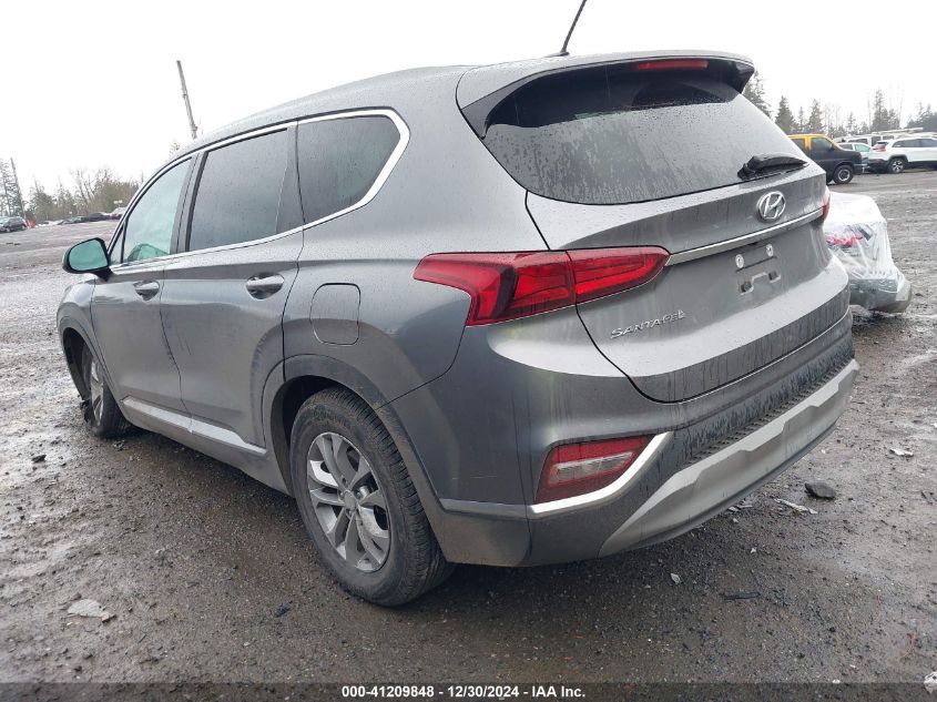 VIN 5NMS2CAD7KH097464 2019 Hyundai Santa Fe, SE no.3