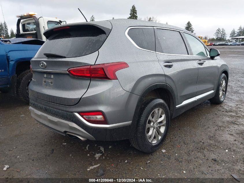 VIN 5NMS2CAD7KH097464 2019 Hyundai Santa Fe, SE no.4