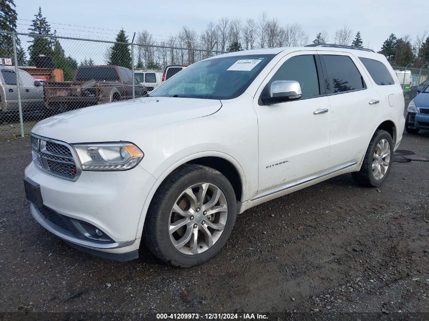 VIN 1C4RDJEG8GC403479 2016 Dodge Durango, Citadel no.2