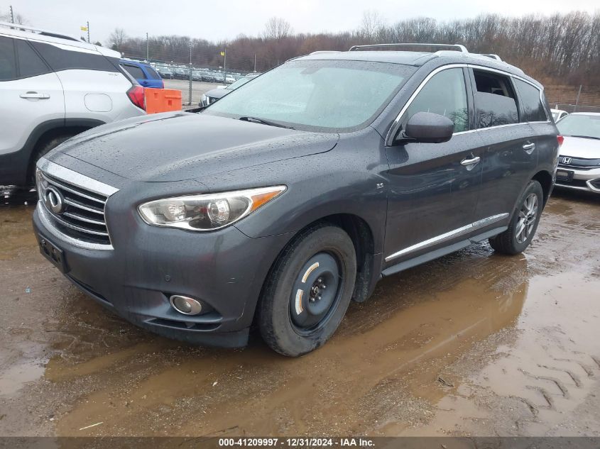 VIN 5N1AL0MM9EC534432 2014 Infiniti QX60 no.2