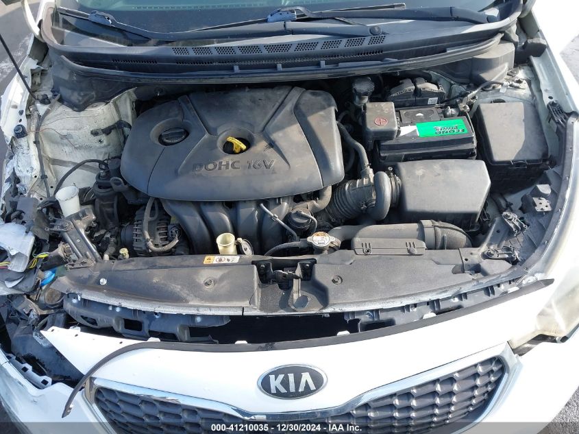 VIN KNAFX4A65E5242712 2014 KIA Forte, LX no.10