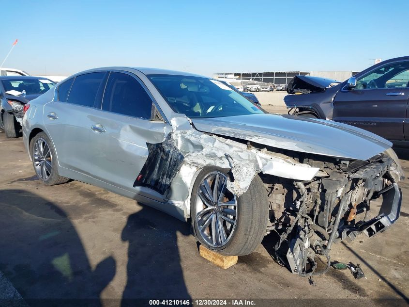 VIN JN1AV7AP8EM692165 2014 Infiniti Q50, Hybrid Sport no.1