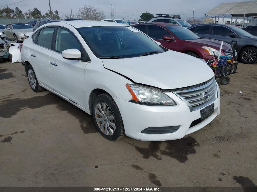 VIN 3N1AB7AP2DL758484 2013 NISSAN SENTRA no.1