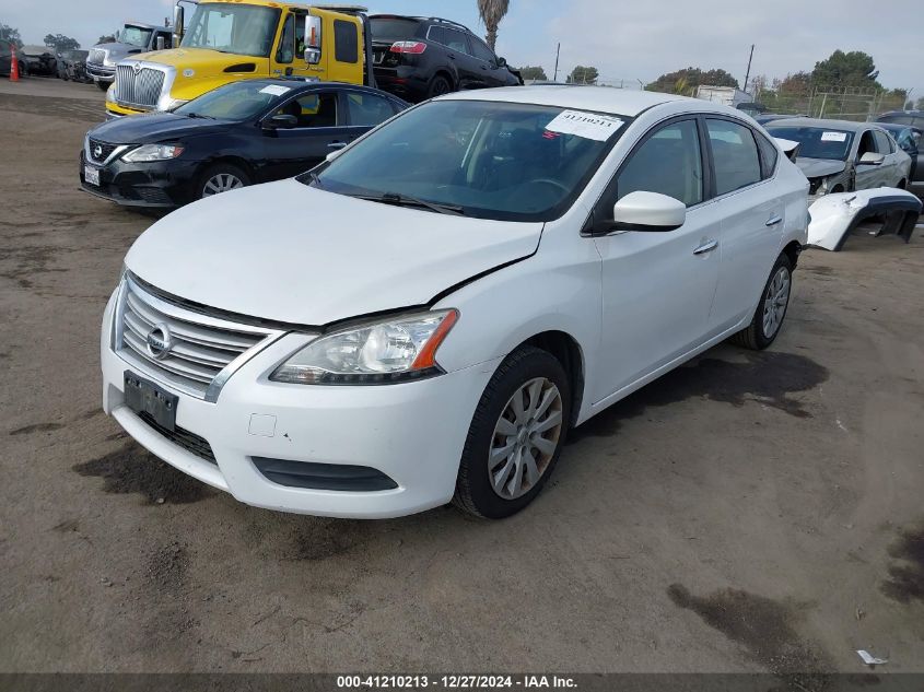 VIN 3N1AB7AP2DL758484 2013 NISSAN SENTRA no.2