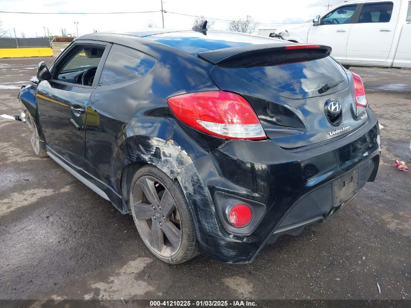 VIN KMHTC6AE9FU224947 2015 Hyundai Veloster, Turbo no.3