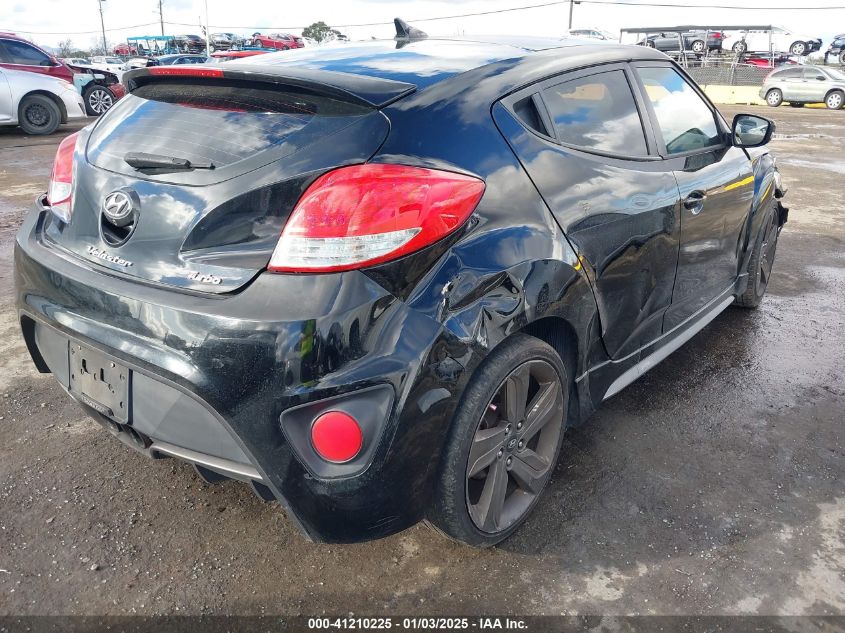 VIN KMHTC6AE9FU224947 2015 Hyundai Veloster, Turbo no.4